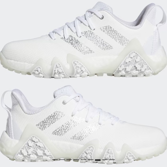Adidas Women's Codechaos 22 Spikeless Golf Shoes White GX3933 Size 10 NEW - Picture 2 of 16
